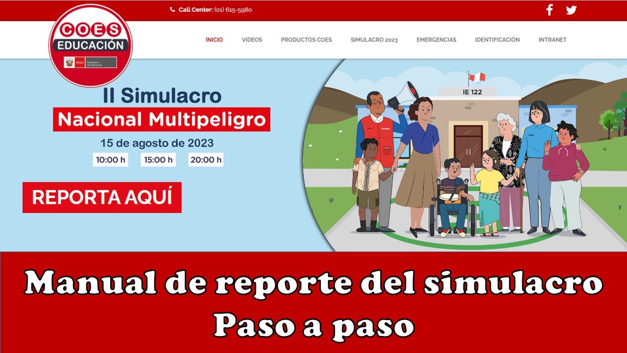 II Simulacro Nacional Multipeligro 15 de agosto 2023 Docentes al día