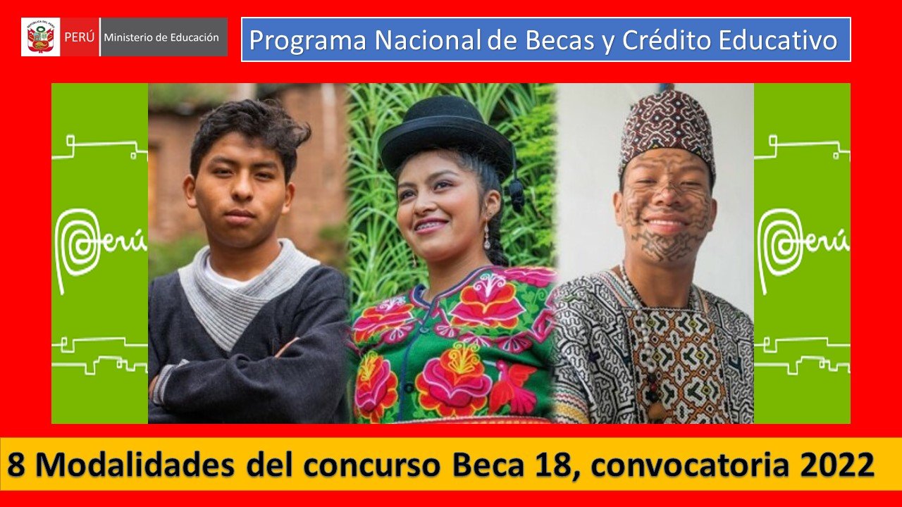 Modalidades de Beca 18