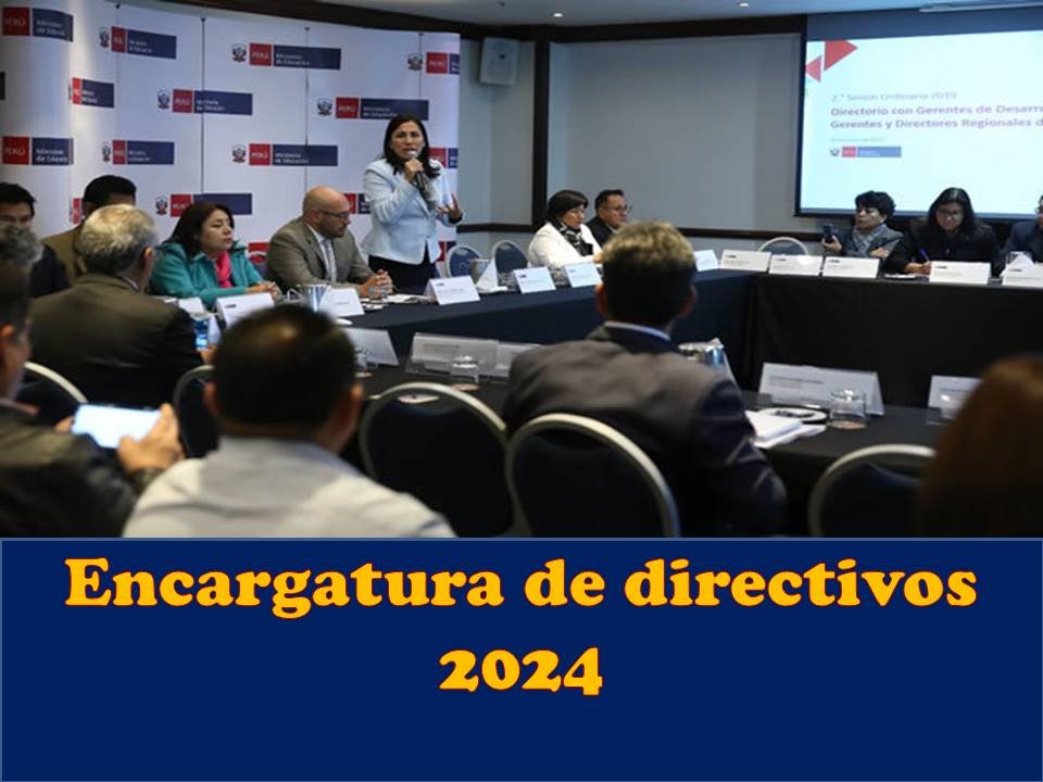 Encargatura de directivos 2024 Docentes al día